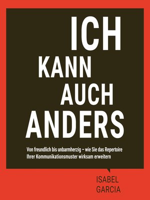 cover image of Ich kann auch anders